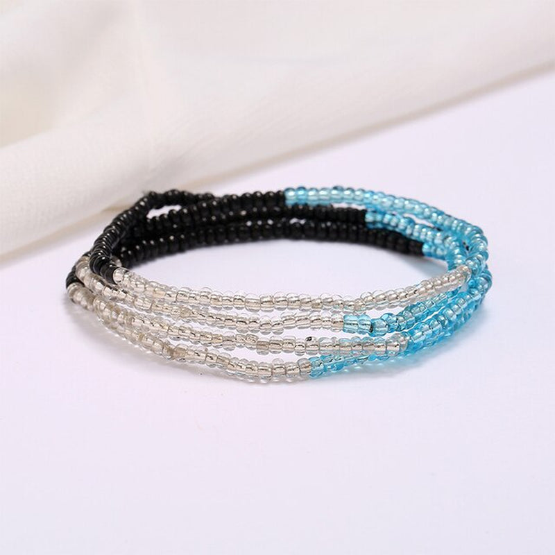 Summer Sexy Bikini Beach Belly Chain for Women Girls Bohemia Colorful Beads Belt Waist Chains Body Jewelry Vintage Waistband