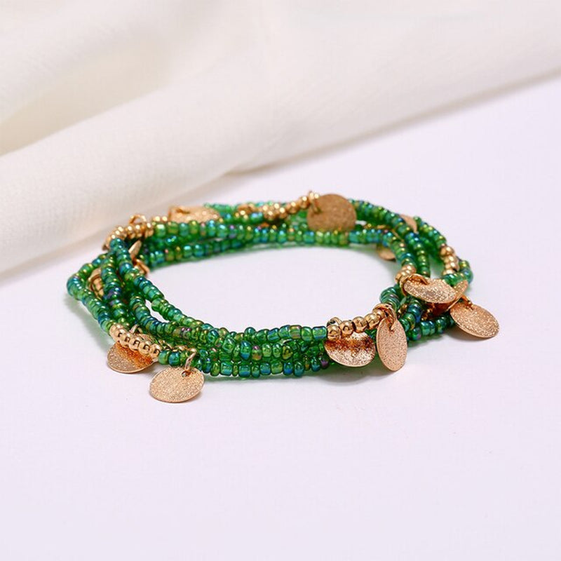 Summer Sexy Bikini Beach Belly Chain for Women Girls Bohemia Colorful Beads Belt Waist Chains Body Jewelry Vintage Waistband