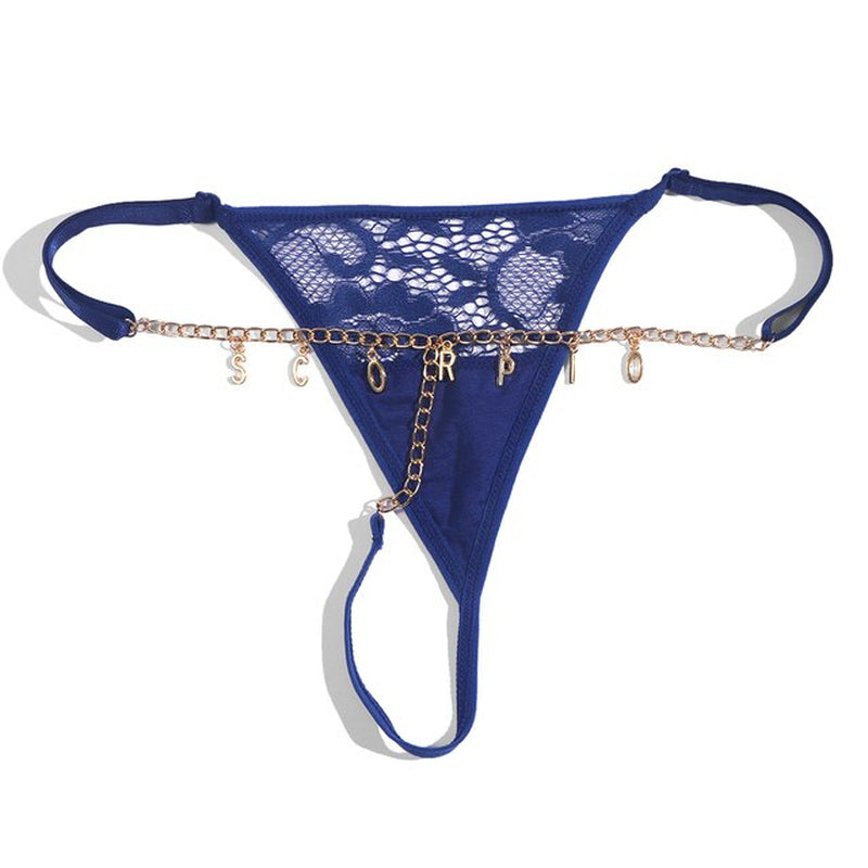 Summer Sexy Custom Name Letter Bikini Lace Thong Waist Chain for Women Silver Color Metal Chain Valentine'S Day Body Jewelry