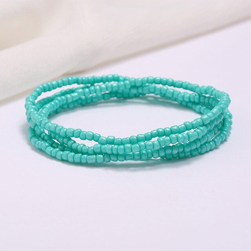 Summer Sexy Bikini Beach Belly Chain for Women Girls Bohemia Colorful Beads Belt Waist Chains Body Jewelry Vintage Waistband