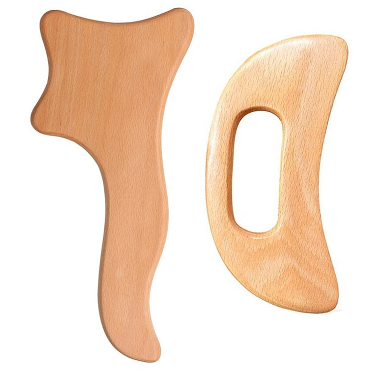 ZONGKUNG Wood Therapy Massager Maderoterapia Kit for Lymphatic Drainage anti Cellulite Body Slimmling Wood Gua Sha Massage Tools