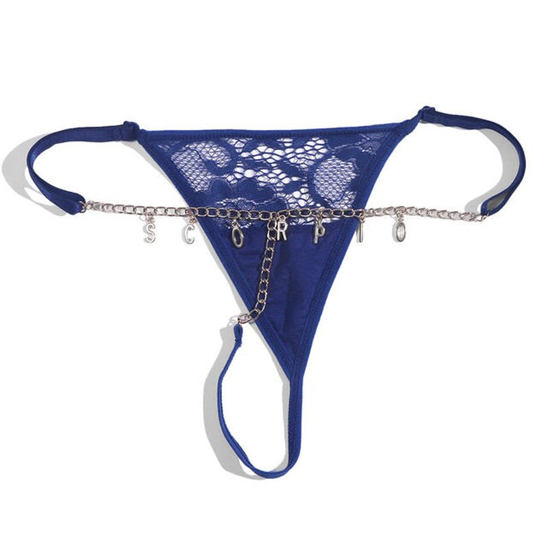 Summer Sexy Custom Name Letter Bikini Lace Thong Waist Chain for Women Silver Color Metal Chain Valentine'S Day Body Jewelry